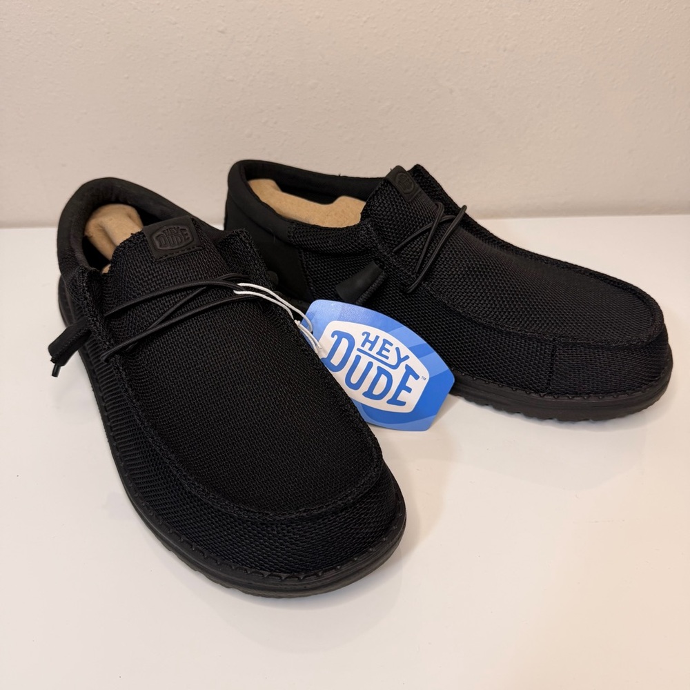 Hey Dude Men's Black Loafers - Picture 8 of 10